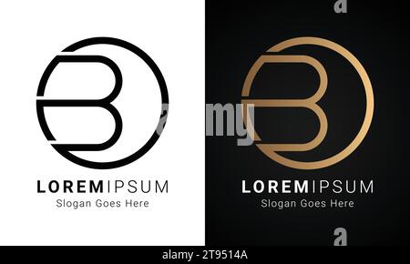 Luxury Initial OS or SO Monogram Text Letter Logo Design Stock Vector