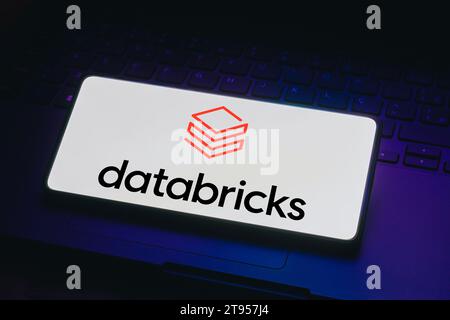 Brazil. 22nd Nov, 2023. In this photo illustration, the Databricks logo is displayed on a smartphone screen. (Credit Image: © Rafael Henrique/SOPA Images via ZUMA Press Wire) EDITORIAL USAGE ONLY! Not for Commercial USAGE! Stock Photo