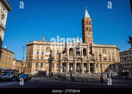 Basilica Papale di Santa Maria Maggiore Rome Italy Stock Photo