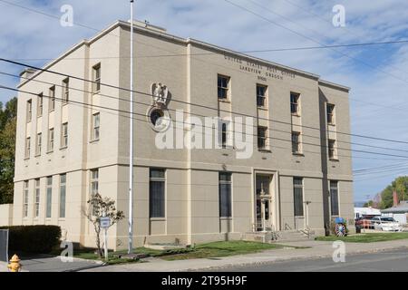 Lakeview, OR, USA - October 14, 2023; United States Post Office building in Lakview Oregon zip code 97630 Stock Photo