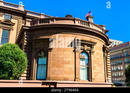 Historic building on Nob Hill in San Francisco - California, United States Stock Photo