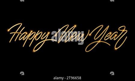 3d Realistic Gold Foil .. Merry Christmas and Happy New Year greeting card. Vector illustration image Stock Vector