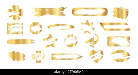 Instant scratch lottery ticket shapes set with scrape texture template marks vector illustration. Gambling game and lottery cover effect texture cards Stock Vector
