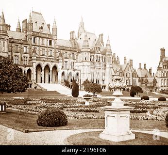 Eaton Hall, Cheshire, Victorian period Stock Photo