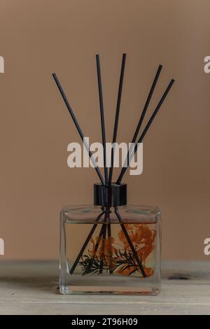 aroma diffuser on a light background, aromatherapy Stock Photo