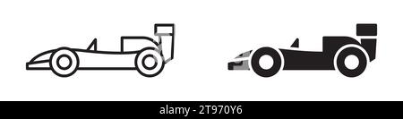 Race car icon. Simple design. Vector illustration Stock Vector