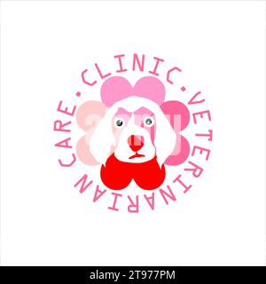 Veterinary and pet shop logo vector design Stock Vector