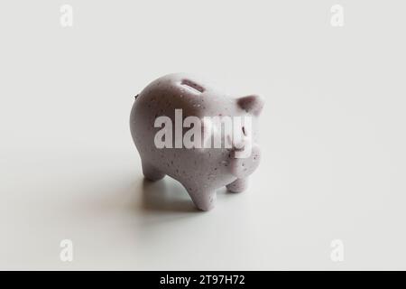 3d render of piggy bank over white background Stock Photo - Alamy