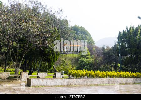 Sights and Nature around Yangmingshan National Park in Taipei, Republic of China in Taiwan Stock Photo