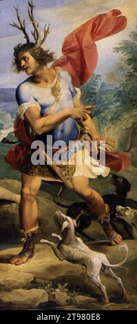 Diana and Actaeon (detail) 1603-06 by Giuseppe Cesari Stock Photo