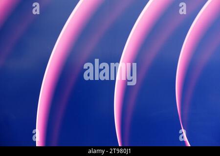 These are unusual patterns painted on exterior walls. Stock Photo