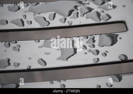 These are unusual patterns painted on exterior walls. Stock Photo