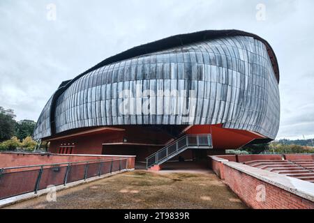 Rome, Italy - November 4 2023: Auditorium Parco della Musica, designed by Italian architect Renzo Piano Stock Photo