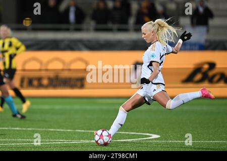 Real Madrid's Sofie Svava during the UEFA Women's Champions League football match, group D, between Häcken and Real Madrid at Hisingen Arena in Gothenburg, Sweden, November 23 2023.Foto: Björn Larsson Rosvall / TT / kod 9200 Stock Photo