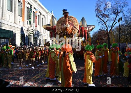 Parade Thanksgiving New York
 The Tom Turkey float at the 2023 Macy s Thanksgiving Day Parade on