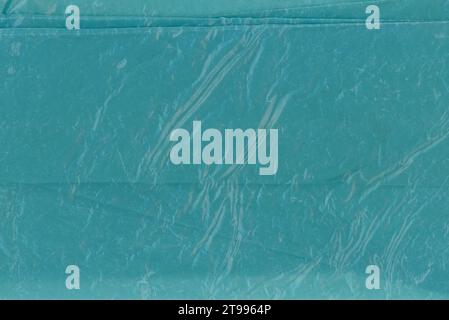 teal plastic texture useful as a background Stock Photo