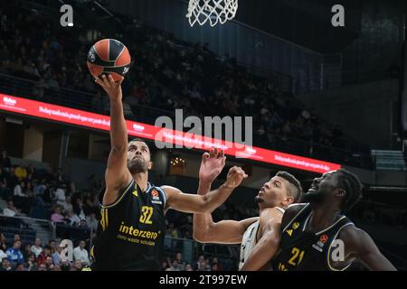 Thiemann Johannes   of Alba Berlin in action during the Turkish Airlines EuroLeague match between Real Madrid and Alba Berlin at WiZink Center on Nove Stock Photo