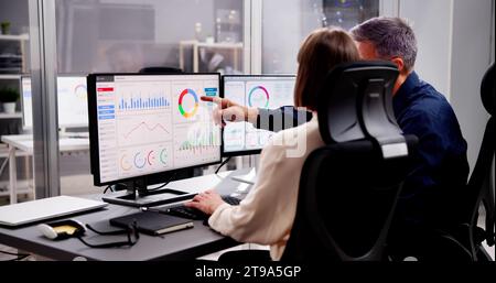 An Analyst's View: Using Data Analytics on KPIs Stock Photo