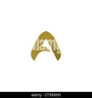 A Logo Simple and Clean Design Stock Vector