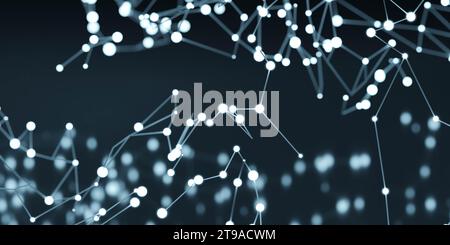 White dots. Computer generated 3d render Stock Photo - Alamy