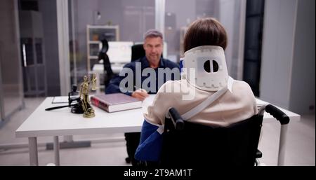 The Social Security Worker: Compensating for Medical Injury and Disability Stock Photo