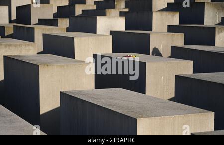 Berlin, Germany - October 31, 2022: Memorial to the Murdered Jews of Europe. Stock Photo