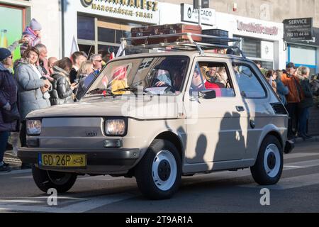 Polish automobile Polski Fiat 126p manufactured in FSM in Bielsko Biala and  Tychy in Gdansk, Poland © Wojciech Strozyk / Alamy Stock Photo Stock Photo  - Alamy