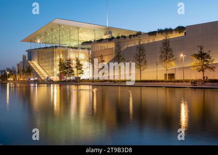 Athens, Greece. Stavros Niarchos Foundation Cultural Center Stock Photo