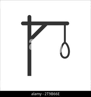 Gibbet icon. Simple design. Vector illustration Stock Vector