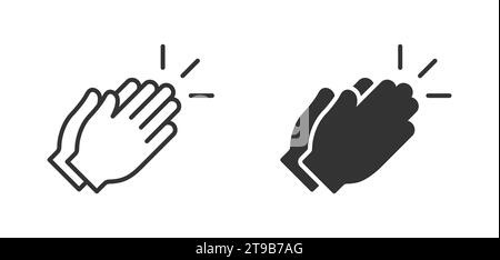 Applause icon. Hands clapping icon. Vector illustration Stock Vector