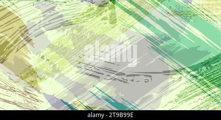 Abstract background with patches of colored paint. Template for textures, textiles, wallpapers, screensavers, covers and creative ideas Stock Vector