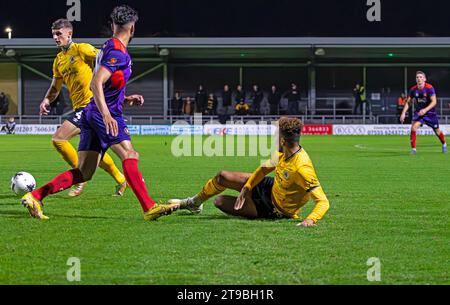 Vanarama National League Boston United Vs Rushall Olympic 21.11.2023 Jakemans Community Stadium Boston, Lincolnshire Stock Photo