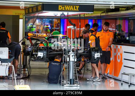 McLaren MCL60, F1 Grand Prix of Mexico at Autodromo Hermanos Rodriguez on October 26, 2023 in Mexico City, Mexico. (Photo by HOCH ZWEI) Stock Photo