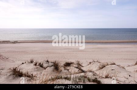 Dunes of  Smiltynė, Klaipeda Stock Photo