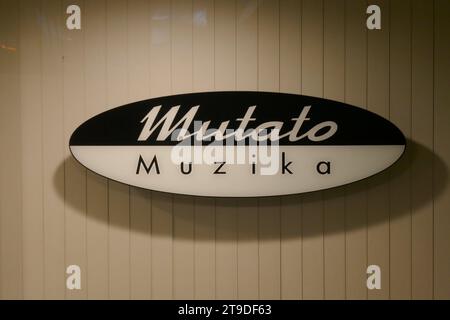 West Hollywood, California, USA 23rd November 2023 A general view of atmosphere of Mutato Muzika recording studio at 8760 Sunset Blvd on November 23, 2023 in West Hollywood, California, USA. Photo by Barry King/Alamy Stock Photo Stock Photo