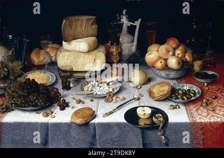 Still-Life 1610 by Floris Claesz Van Dijck Stock Photo
