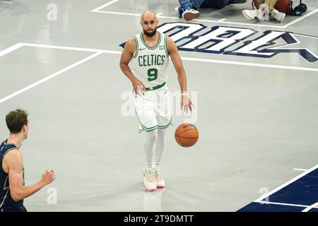 Orlando, Florida, USA, November 24, 2023, Boston Celtics guard Derrick White #9 at the Amway Center. (Photo Credit: Marty Jean-Louis/Alamy Live News Stock Photo