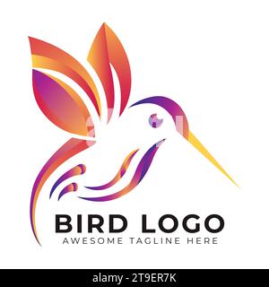 Bird Logo Design Creative and Professional Logo Design Stock Vector