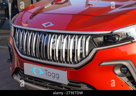 ISTANBUL, TURKIYE - MAY 01, 2023: TOGG Car display in Teknofest Istanbul Stock Photo