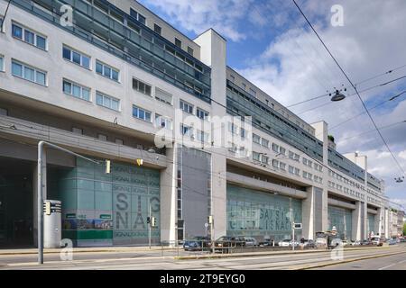 Wien, Straßenbahnremise Ottakring // Vienna, Tramway Depot Ottakring Stock Photo