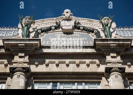 Budapest, Franz-Liszt-Musikakademie, Architekten Kálmán Giergl und Floris Kolb // Budapest, Franz-Liszt-Music Academy, Architects Kálmán Giergl and Fl Stock Photo