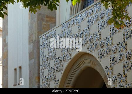 Budapest, Reformierte Kirche, Varosligeti fasor 5-7, Aladar Arkay 1911-1913 // Budapest, Fasori Reformed Church, Varosligeti fasor 5-7, Aladar Arkay 1 Stock Photo