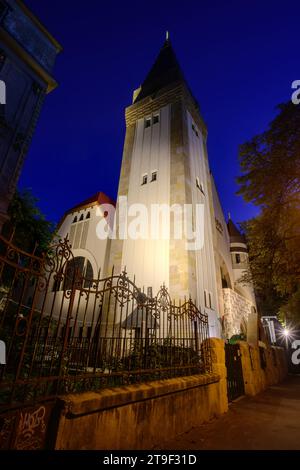 Budapest, Reformierte Kirche, Varosligeti fasor 5-7, Aladar Arkay 1911-1913 // Budapest, Fasori Reformed Church, Varosligeti fasor 5-7, Aladar Arkay 1 Stock Photo