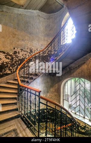 Budapest, Wohnhaus Saletrom utca 6 // Budapest, Apartment House Saletrom utca 6 Stock Photo