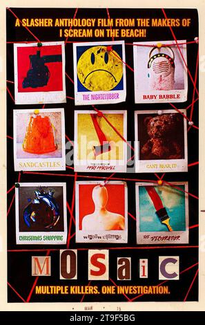 Mosaic film poster Stock Photo