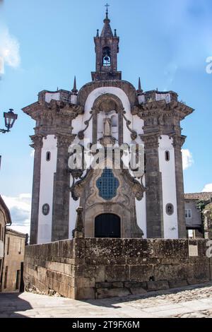 Capilla de San Telmo, Sant'Elmo chapel in Tui, Galicia, Spain Stock Photo