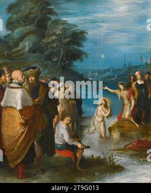 The Baptism of Christ 1615-16 by Frans Ii Francken Stock Photo