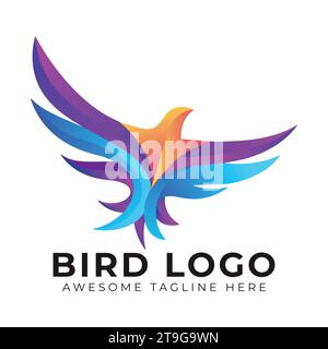 Bird Logo Design Stock Vector