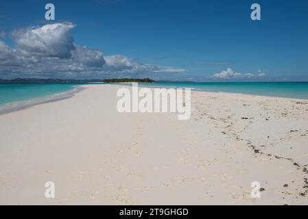 Nosy Be or Nossi-bé is an island just off the northwest coast of Madagascar Stock Photo