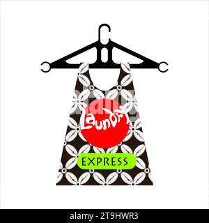 Vector design of logo for laundry business symbol Stock Vector